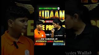PW curious jr students aura farming😱#viral #motivation #aura #ytshorts #samridhimam