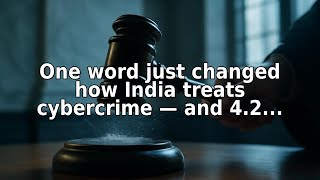 India's Cybercrime Bail Paradox: Why Supreme Court Rhetoric Signals a Coming Digital Rights Collisio