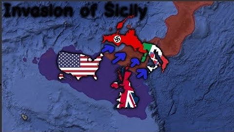 Invasion of Sicily in 1 Minute using Google Earth