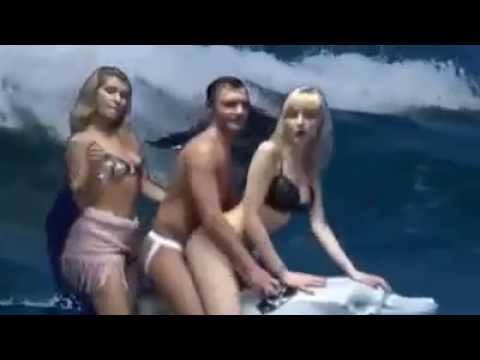 Russians dancing on a dolphin!