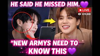 I Miss Jimin” — Jungkook’s Live Confession That Destroyed Every Fake Dating Theory 💥💜