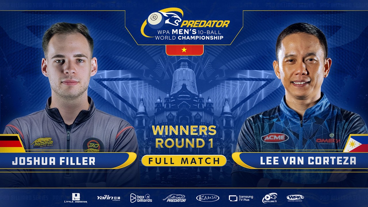 🇵🇭 CORTEZA vs FILLER 🇩🇪 ▸ 2025 Predator WPA Men’s 10-Ball World Championship