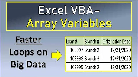Excel VBA Read and Write Data to Arrays