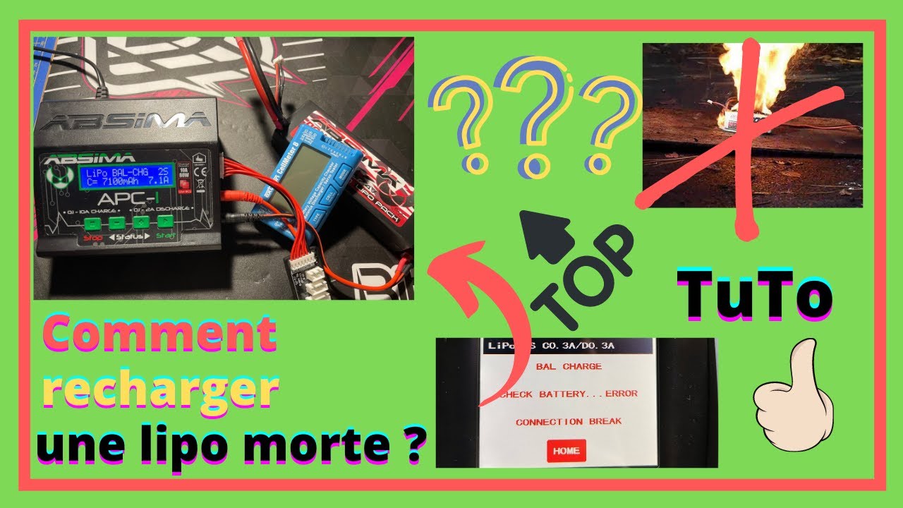 Comment recharger une lipo morte??? TuTo !!!!!! YouTube Comment recharger une lipo morte??? TuTo !!!!!! YouTube