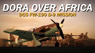 Convoy below! | DCS FW190 D-9 Dora Africa Strike Mission