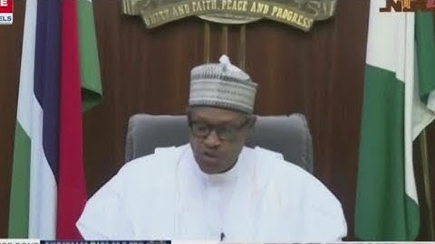 Nigeria's President Buhari warns protesters over unrest