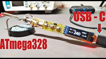 DIY  Portable ATmega328 Soldering Iron