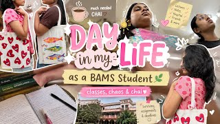 DAY IN MY LIFE OF BAMS STUDENT|PRODUCTIVE|STUDY VLOG|COLLEGE,BRAND SHOOT|