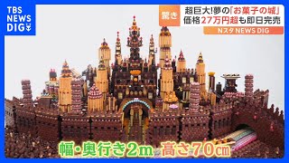 27万円の超巨大“お菓子の城”が即日完売！子どもの頃からの夢を叶えた人