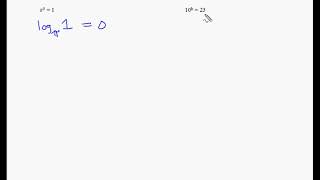 46b Definition of Logarithmic Function   example 1