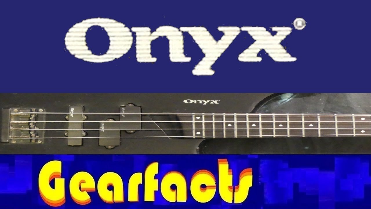 Onyx bass guitar demo, straight out of a 90's music store
