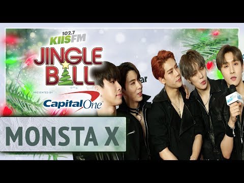 MONSTA X On Celebrating Christmas + Receives Surprise Gift At KISS Jingle Ball