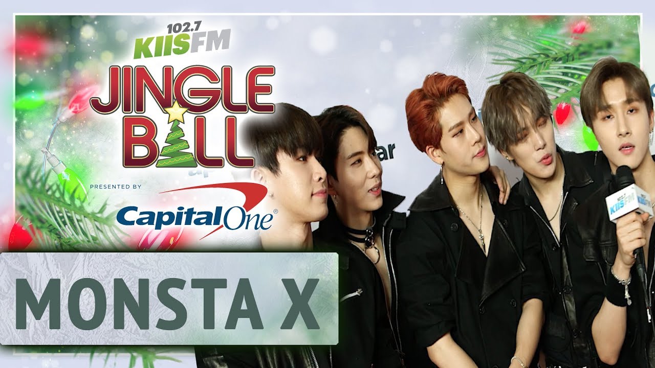 MONSTA X On Celebrating Christmas + Receives Surprise Gift At KISS Jingle Ball