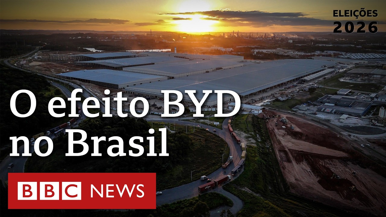 BYD: BBC visita cidade baiana que recebeu a maior fábrica de carros chineses da América Latina