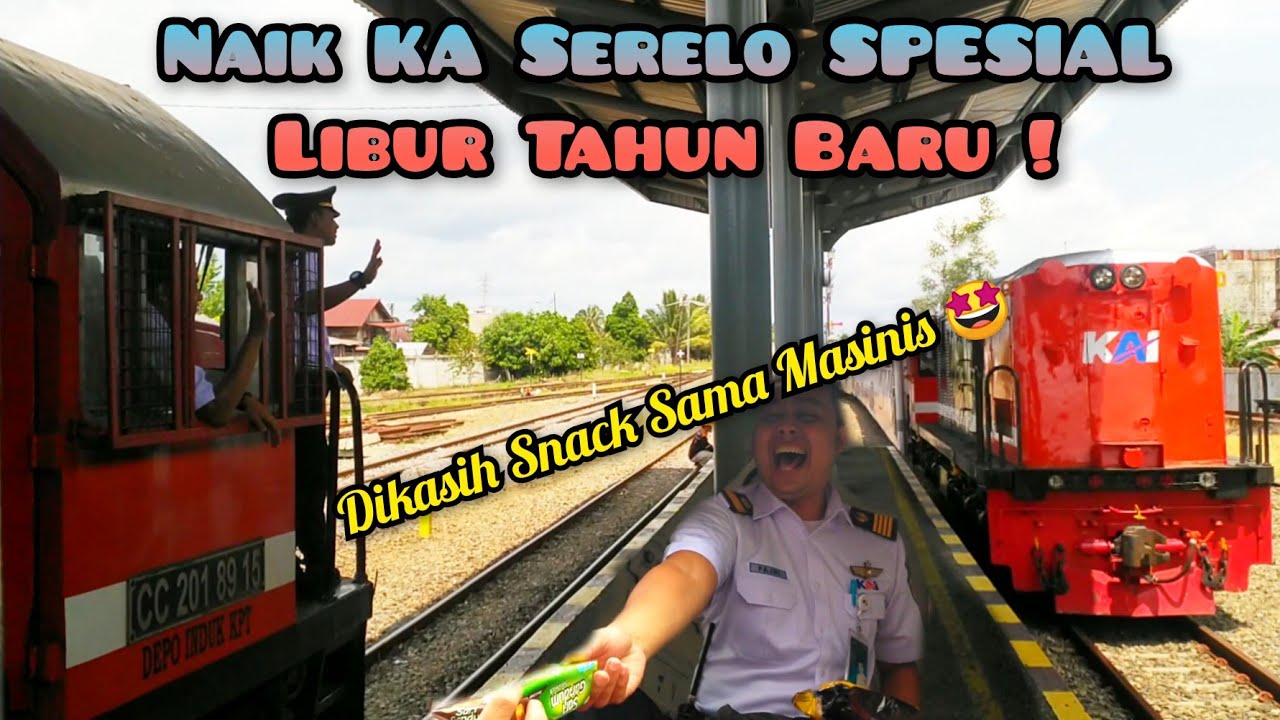 SPESIAL LIBUR TAHUN BARU, Naik Kereta Api Bukit Serelo LUBUKLINGGAU - KERTAPATI Full Trip !