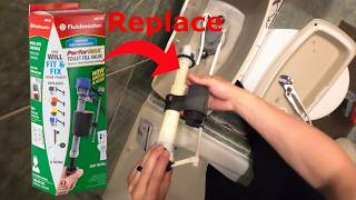 Fix a hissing toilet.  How to Replace a Fill Tube in a Toilet.