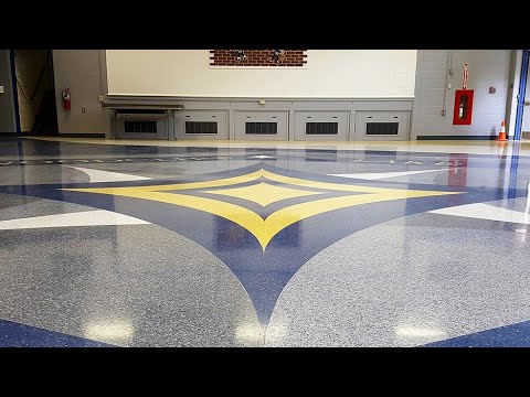 How terrazzo pattern is designed