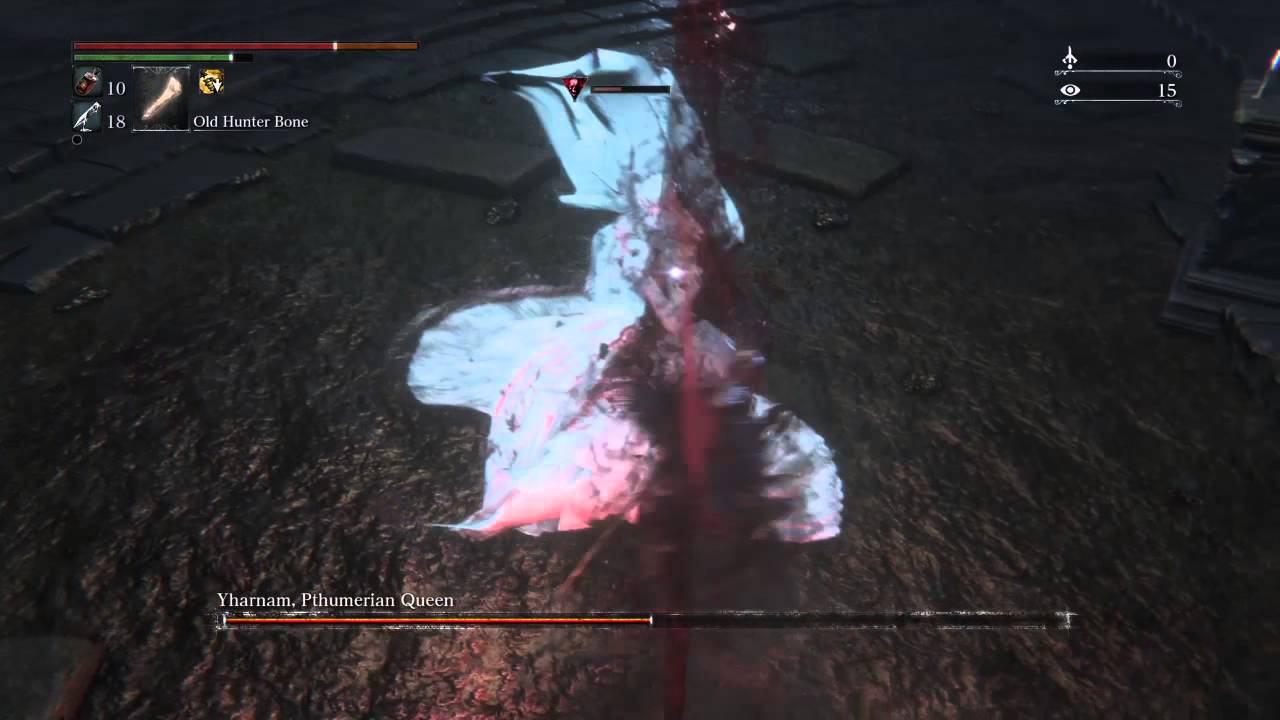 Bloodborne Gold Trophy! Yharnam, Pthumerian Queen YouTube