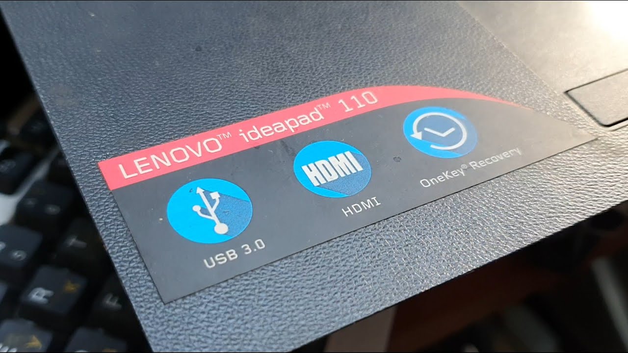 Lenovo Ideapad 110 Windows installation - YouTube