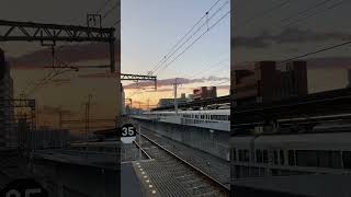 20231021 JR神戸線　網干ゆき快速　221系　明石駅を発車　山陽明石駅ホームから撮影