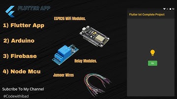 Flutter IoT | Flutter app connect to IoT devices |Control light by flutter app | Android app for IoT