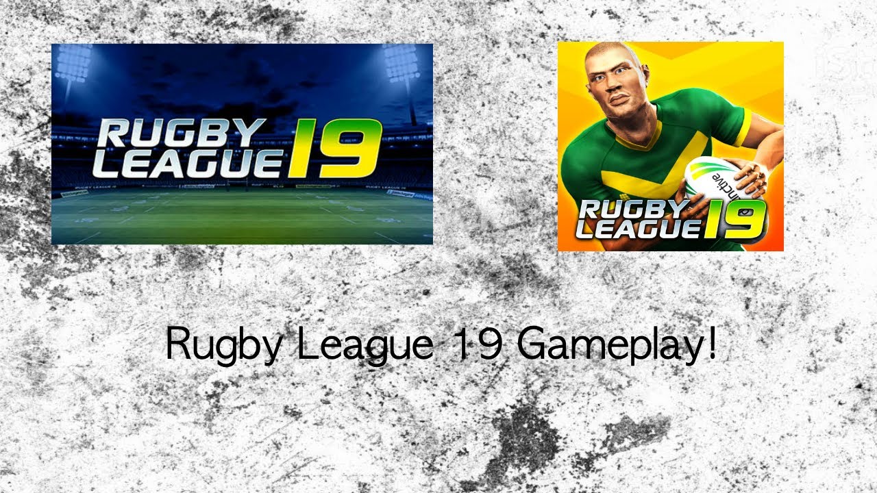 Rugby League 19 Gameplay IOS/Android Rugby Games YouTube