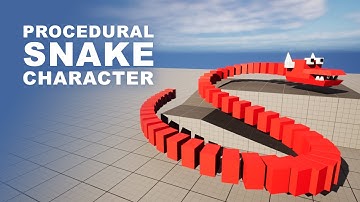 Unreal Engine 5 - Procedural Snake Character