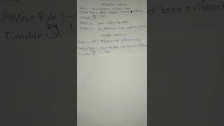 # Active and Passive voice (  # Present Perfect Tense # rules # example)