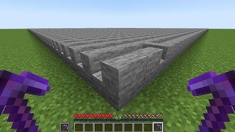 Break 1000 netherite pickaxe in 10 seconds