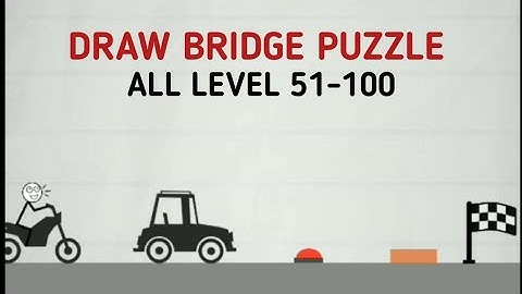 Draw Bridge Puzzle (Weegoon) All Levels Level 51-100
