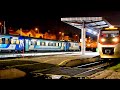 Trenul IR 143 Viena-ClujNapoca pornește la drum cu Sulzerul 891-7 din Gara Oradea-20.02.2023