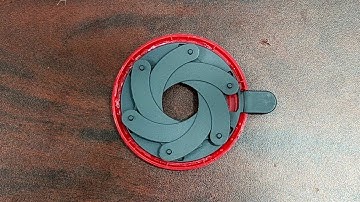 Spaghetti iris dismantled and reassembled
