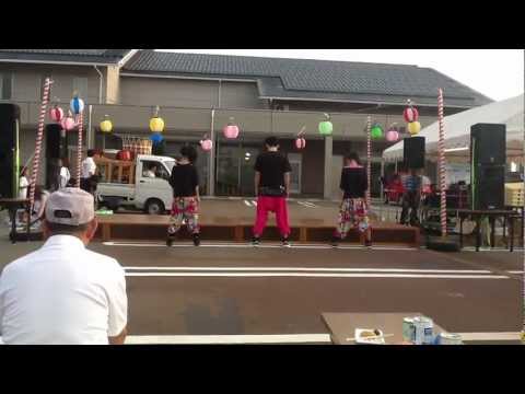2012　8月11日　JA根上のお祭りでダンス発表