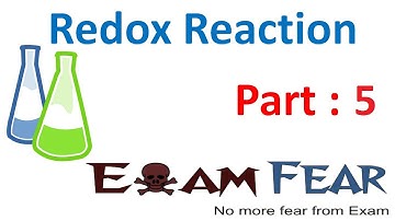 Chemistry Redox Reaction part 5 (Oxidation number) CBSE class 11 XI