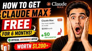 How to Get Claude Max FREE for 6 Months! Official Anthropic Offer (Worth $1,200+) in 2026