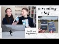 Reading with my boyfriend a snow storm and new favorite books  a cozy vlog
