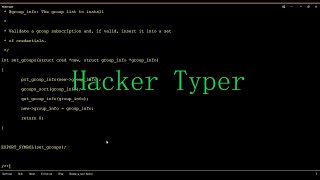 Do you know Hacker Typer?