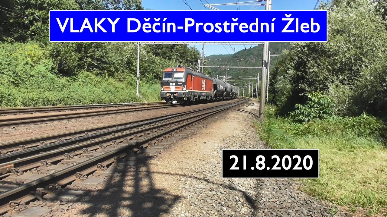 Vlaky Děčín-Prostřední Žleb - 21.8.2020