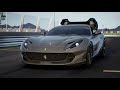 Ferrari 812 GTS Grigio Gts Race Track driving emotion