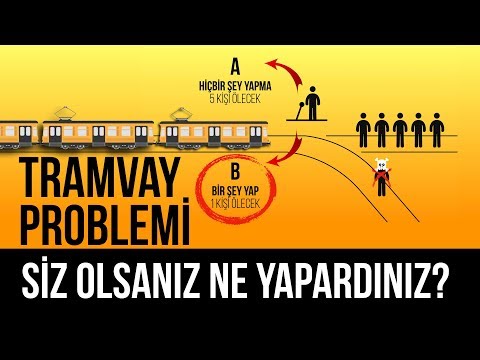 TRAMVAY PROBLEMİ - Siz olsanız ne yapardınız?