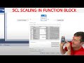 Studio 5000 scaling with the scl instruction in function block