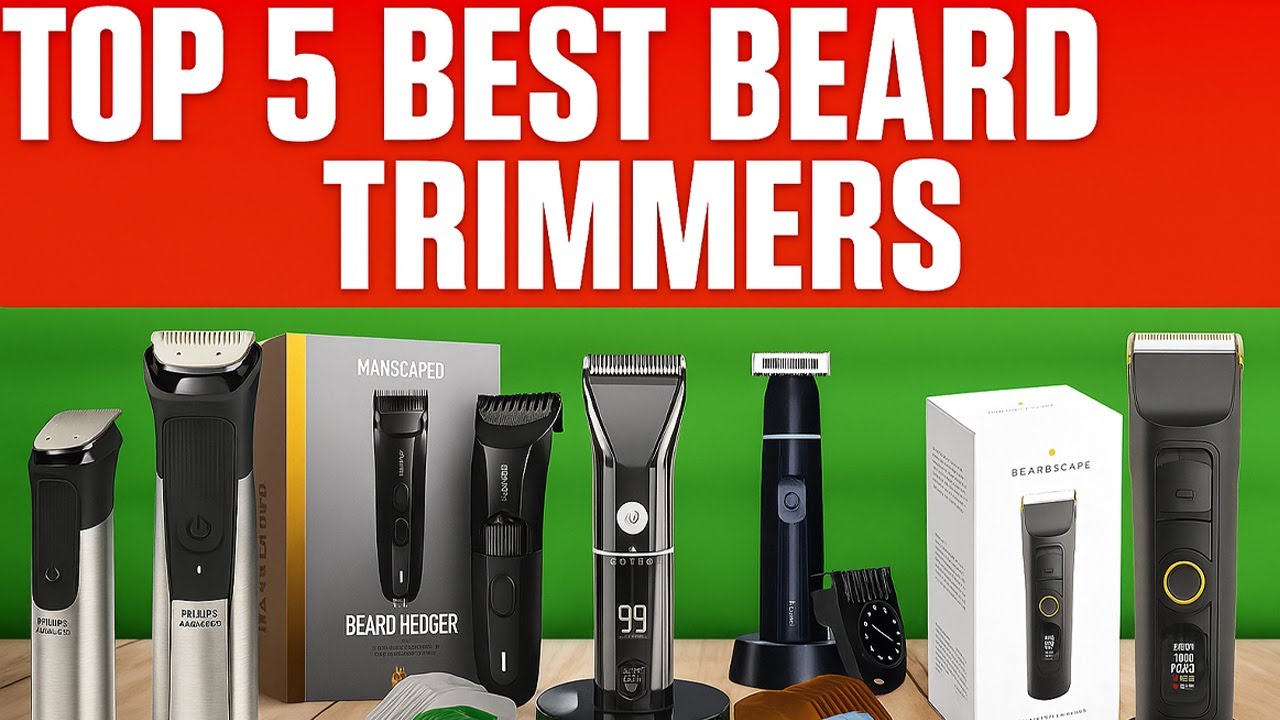 TOP 5 Best Beard Trimmers On Amazon - YouTube