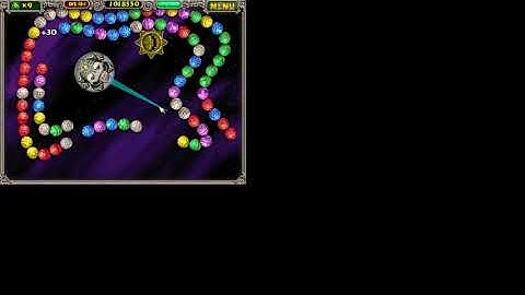 Zuma Adventure Mode - Level 13-1 Space Gameplay