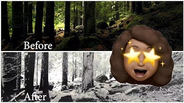 how to create snow effect after effects cc | Into the snow | no pligin