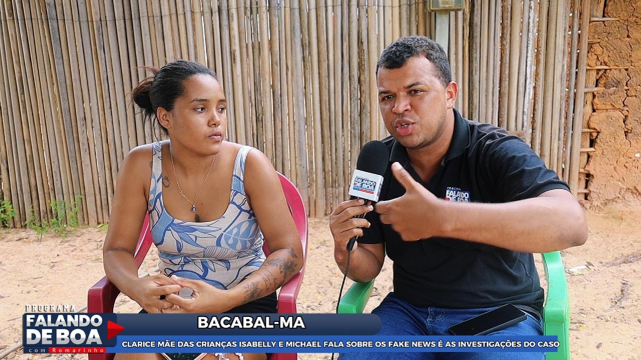 CLARICE MÃE DAS CRIANÇAS ISABELLY E MICHAEL FALA SOBRE OS FAKE NEWS É AS INVESTIGAÇÕES DO CASO