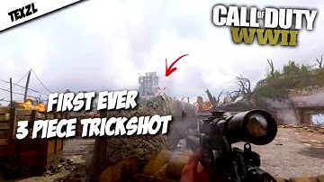 I HIT THE FIRST EVER 3 PIECE TRICKSHOT ON WW2!