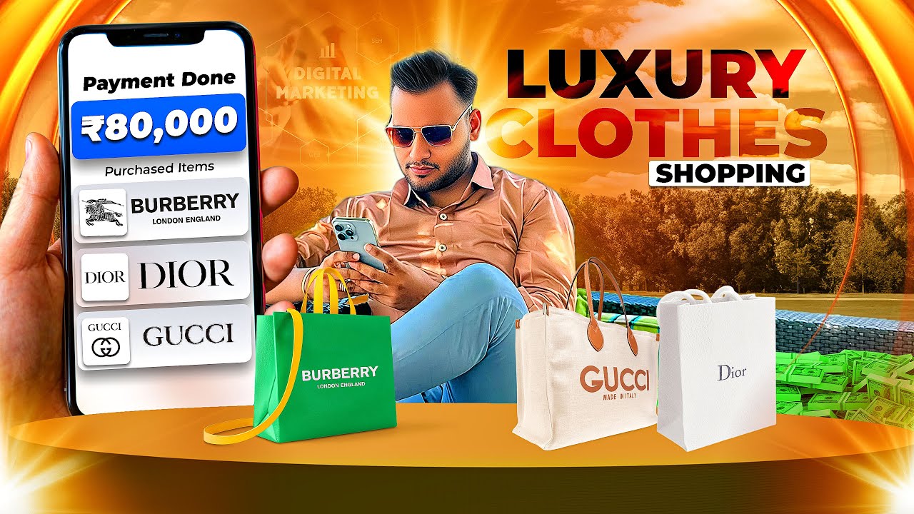 ₹80,000 Luxury Clothes Shopping Vlog - Manish Mehta
