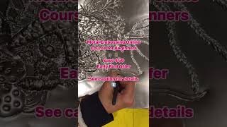 Basic Metal Embossing Techniques for beginners #metalembossedart #metalembossing #pewter