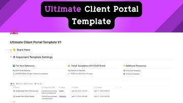 Ultimate Client Portal Walkthrough || 2023