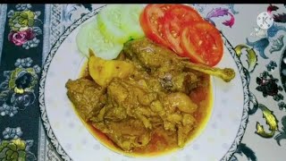 গ্রাম্য স্টাইলে দেশি মুরগি রান্না রেসিপি।Deshi chicken cooking  recipe in rural style.